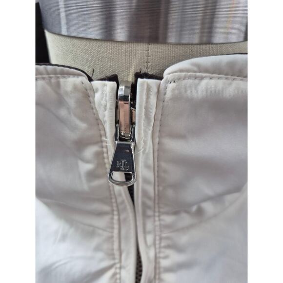 Ralph Lauren Brown/Cream Multi Pocket Reversible Vest 100% Polyester Sz 1X - Picture 9 of 11